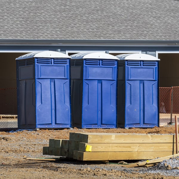 how can i report damages or issues with the portable restrooms during my rental period in Red Ash VA